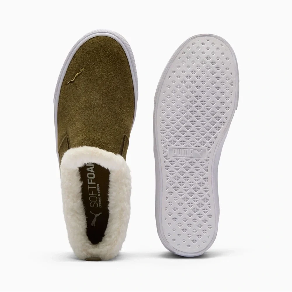 🐈‍⬛ Puma Women's Bari Comfort Sherpa Slip-Ons Size 7.5 New in box w/out lid